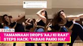Internet is Amazed by Tamannaah Bhatia's 'Aaj Ki Raat' Tutorial'; Fans Say 'Nora Fatehi Bachkar Rehna'