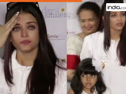 Aishwarya Rai breaks down as she attended an event with Aaradhya and her mom Vrinda Rai, watch viral video