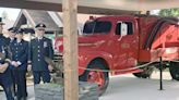 Millet Fire Dept. unveils restored fire truck