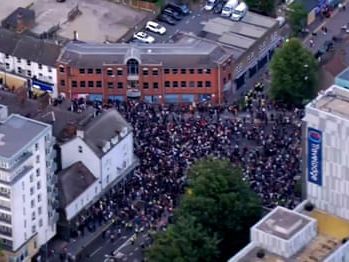 England riots live: thousands of counter-protesters take to the streets – as it happened