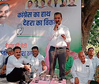 Himachal CM tries to strike chord with voters in Dehra constituency, slams Hoshiyar Singh