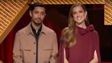 Riz Ahmed stifles laughter as he reads out My Year of Dicks Oscar nomination