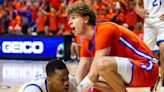 UF basketball center Micah Handlogten eager for another size challenge at Ole Miss