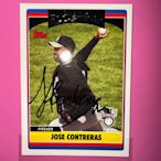 jose contreras 中信兄弟洋將親筆簽名