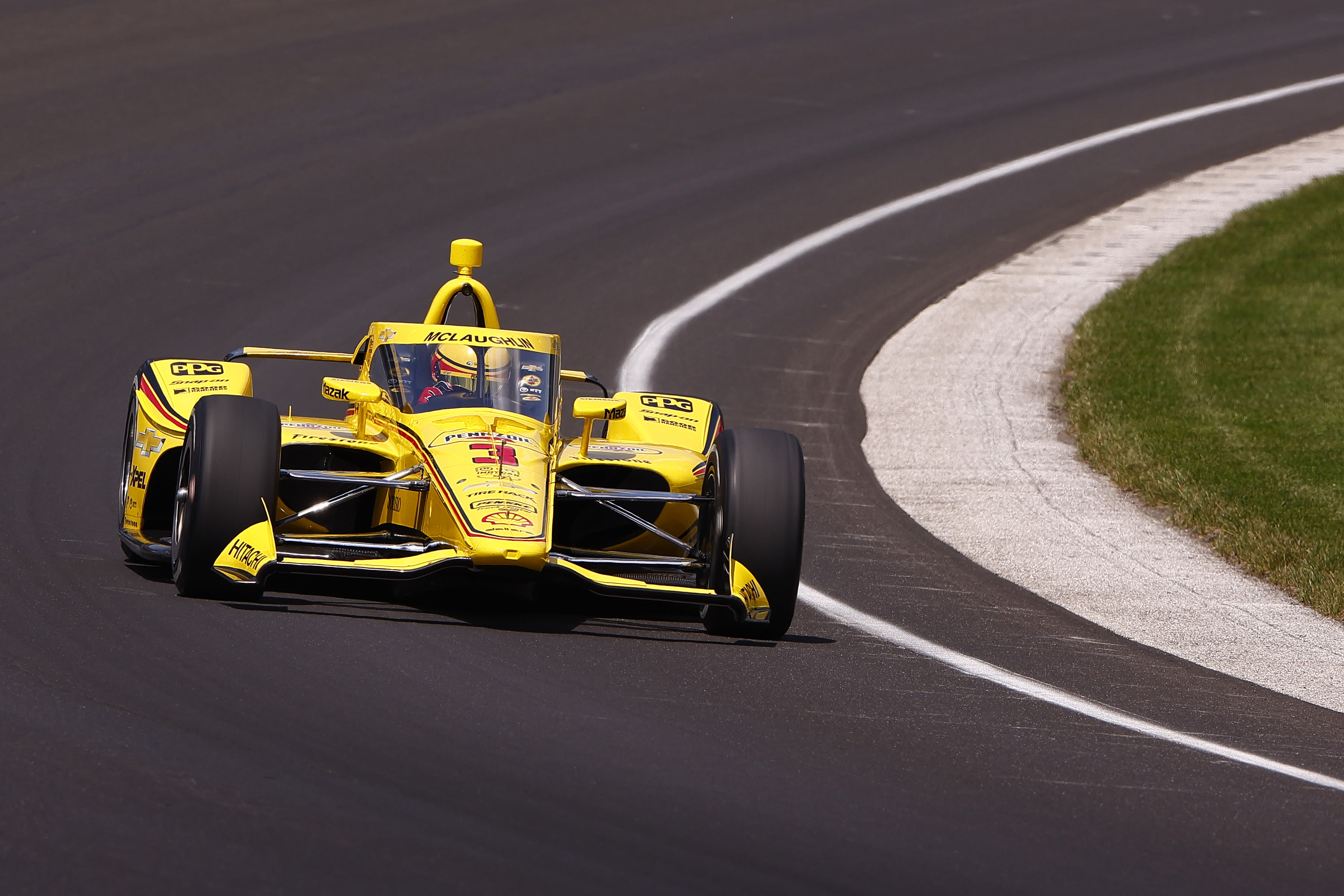 Scott McLaughlin leads Penske front row sweep for Indianapolis 500; Kyle Larson to start 5th