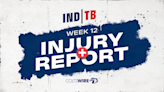 Colts vs. Buccaneers: Final injury report for Week 12