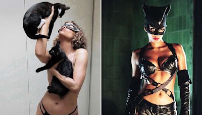 See Halle Berry's topless photos with kittens for 'Catwoman' 20th anniversary: 'Meow!'