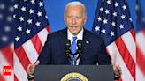 Defiant Biden doomed by flubs and fearful Democrats despite forceful performance at press conference - Times of India