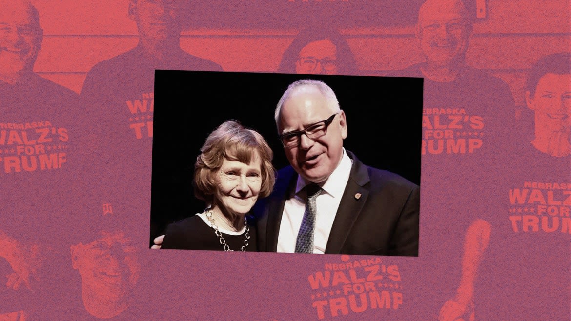 Tim Walz’s Mom Fights to Keep Peace Between Him and His Trumpy Brother