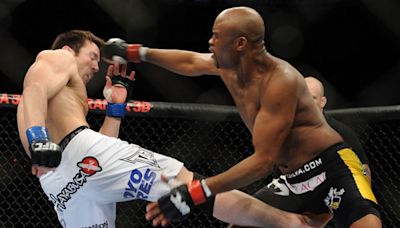 UFC Hall of Fame 2024: Anderson Silva vs. Chael Sonnen 1 Inducted Into Hall of Fame Fight Wing