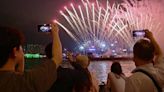 Labour Day fireworks light up HK