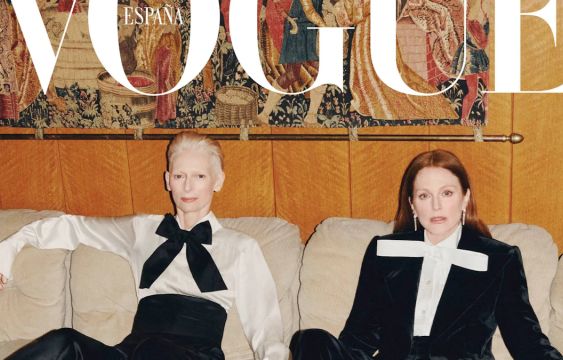 Tilda Swinton & Julianne Moore Come Together on the September 2024 Cover of Vogue Spain