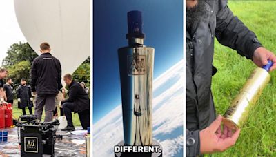 'Out of this world': Watch as Au Vodka bottle visits Space and comes back chilled