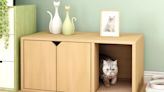This Stylish Litter Box Cabinet Hides Your Cat’s Business in Plain Sight & It’s on Sale