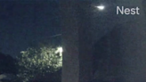 Home security camera captures moment 'fairly large' fireball lights up Texas sky