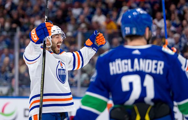 Oilers beat Brock Boeser-less Canucks in Game 7 to reach Western Conference final