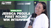 "I put my foot on the gas": Jessica Pegula through to the second round of Wimbledon in under an hour | Tennis.com