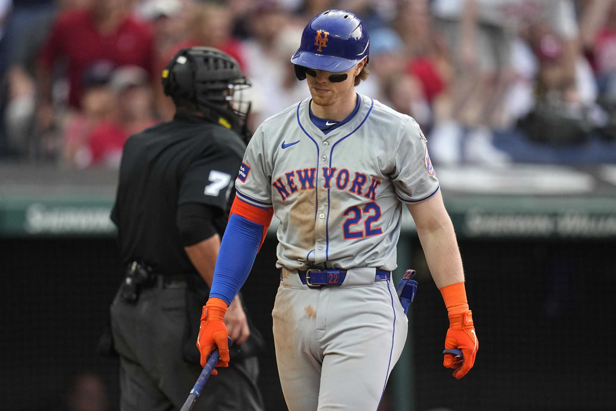 Mets send Baty and Scott to the minors and cut backup catcher Narváez