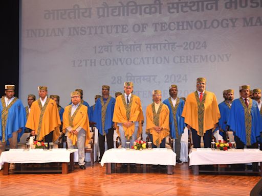 IIT Mandi Celebrates 12th Convocation; Awards Degrees To 636 Students