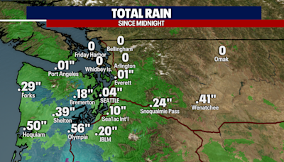 Seattle Weather: Soggy End to the Weekend