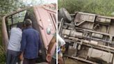 Haryana Roadways mini bus overturns near Pinjore, 50 injured, most of them school children