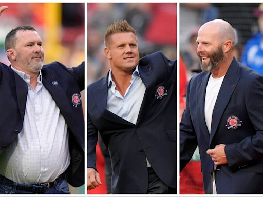 Pedroia, Nixon, Papelbon honored with Red Sox Hall of Fame induction