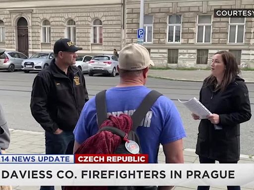 Owensboro area firefighters arrive at sister city in Czech Republic