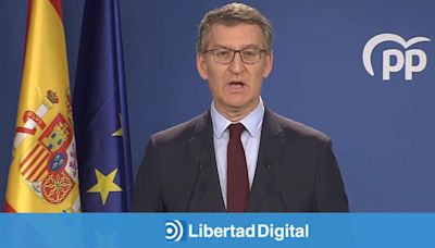 Alberto Núñez Feijóo comparece ante la prensa tras el anuncio de Sánchez, en directo