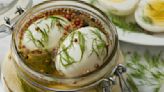 Take Your Pickled Eggs To The Next Level With Kimchi