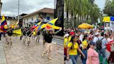 Manifestaciones en contra del Gobierno Petro y a favor de la reforma agraria se toman las calles del país