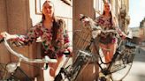 Aditi Rao Hydari’s outfit ft floral button-down shirt and denim shorts is all the comfort clothing we need on a vacay