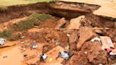 Water main break causes sinkhole in Montgomery County neighborhood