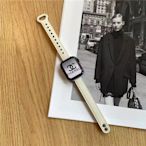 顯瘦女士錶帶 真皮小蠻腰錶帶 適用於apple watch 8 7 5 6 蘋果手錶 40mm 41mm 44 45mm