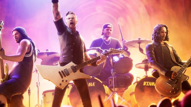 Metallica Is Taking Over Fortnite In Next Update