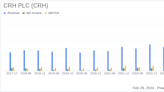 CRH PLC (CRH) Reports Strong Revenue and Earnings Growth in Full Year 2023 Results