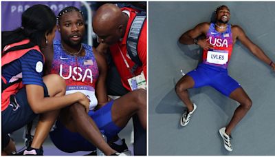 Noah Lyles has been accused of FAKING his COVID-19 diagnoses after failing to win 200m gold