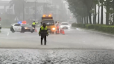 影/午後轟雨彈！雲嘉大淹水 嘉義交流道積水最深30公分