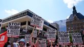 Protesters gather at GOP convention to rally for abortion and immigrant rights, end to war in Gaza | World News - The Indian Express