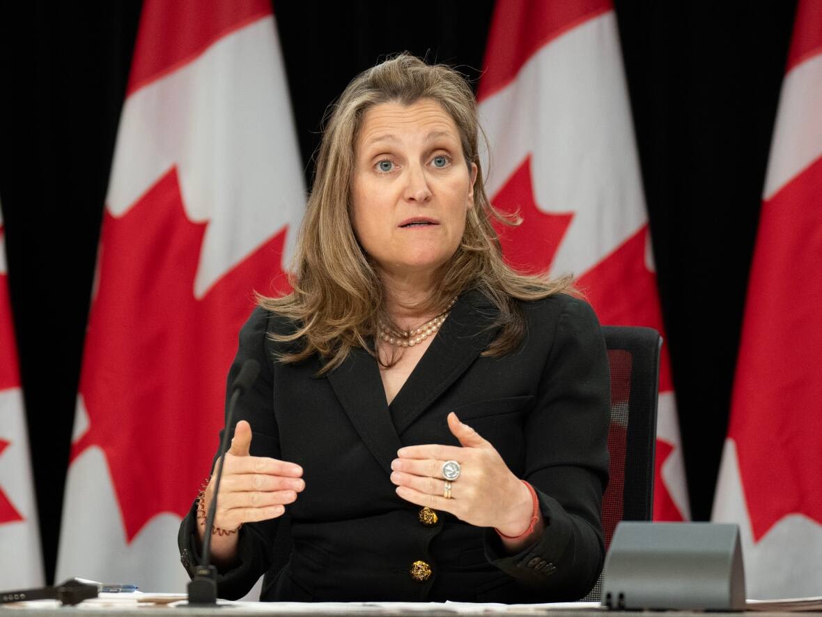 Capital gains tax legislation coming before summer break, Freeland says