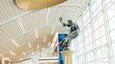 Queen Charlotte statue returns to Charlotte airport, as lobby expansion accelerates