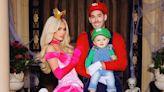 Paris Hilton and Carter Reum Have “Mario Kart” Race as Princess Peach and Mario — with Baby Phoenix as Luigi!