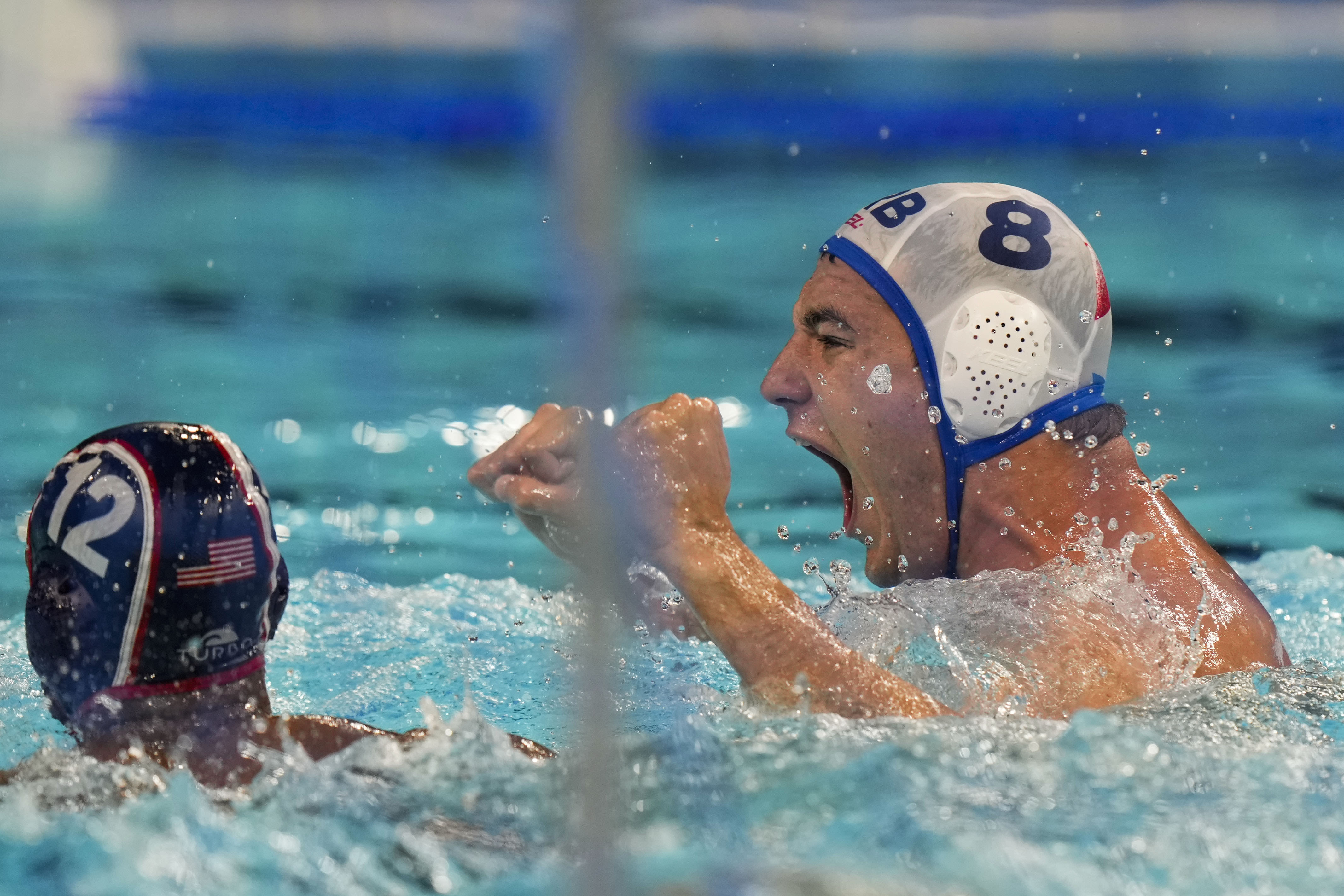 Dedovic helps Serbia beat the US 10-6 in the men's water polo semifinals at the Paris Olympics