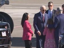 President Biden arrives in Seattle for separate fundraising events