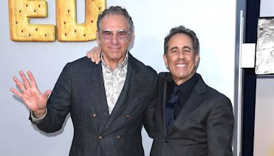 See reclusive Michael Richards reunite with Jerry Seinfeld on first red carpet in 9 years