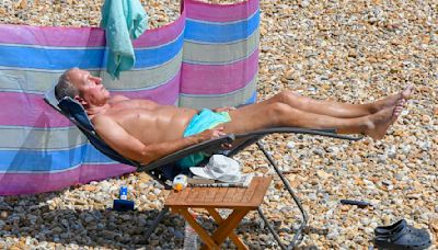 Brits head to the beach as summer sun shines down on UK