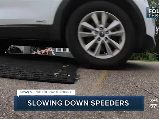 Akron rolling out more speed tables, solar speed limit signs to combat reckless drivers