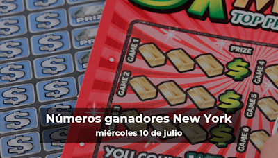 Lotería de Nueva York en vivo: resultados y ganadores del miércoles 10 de julio de 2024 - El Diario NY
