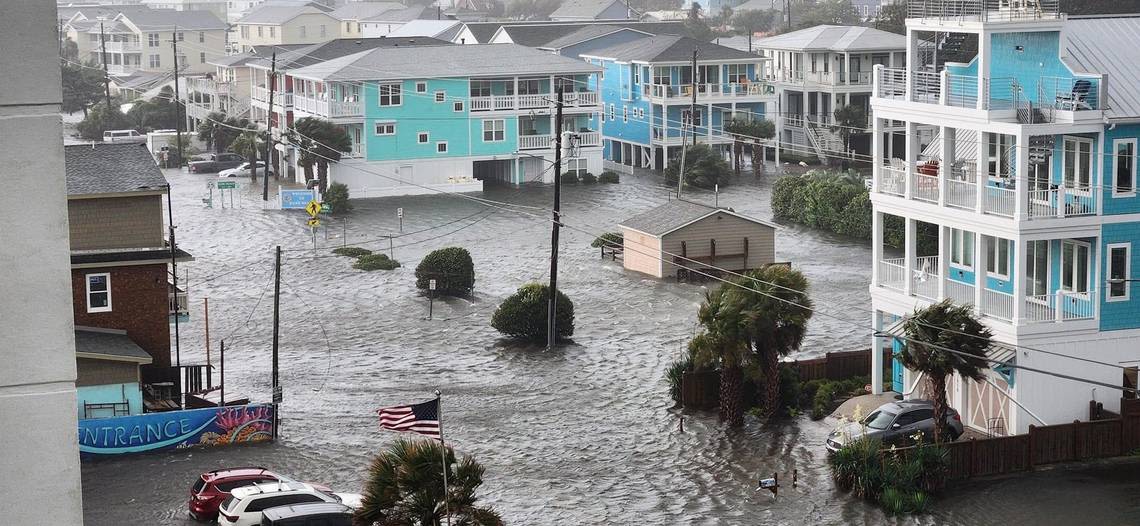 Some NC beach towns face flooding, road closures as unnamed storm dumps heavy rain