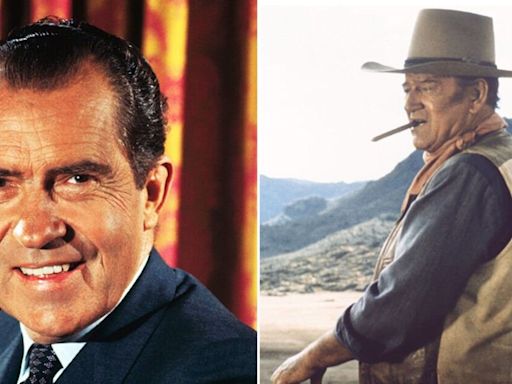 The John Wayne Western movie Richard Nixon used for his own political ends