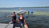 Coast Guard rescues 4 men from sinking boat and injured woman near Tampa Bay